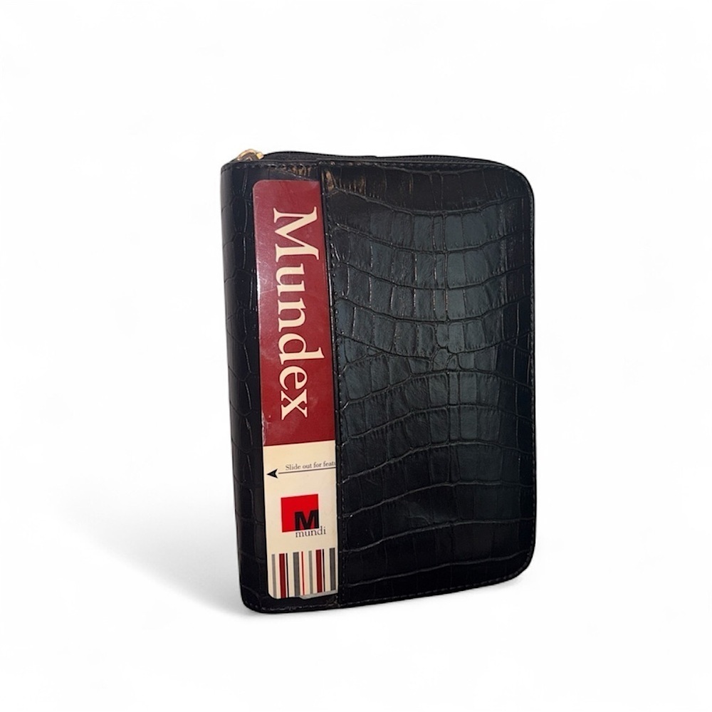 Vintage Mundi Mundex Daily Planner Organizer Wallet NWT